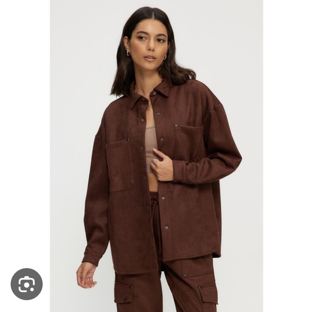 Comfy! Kuwalla Tee Suede Overshirt